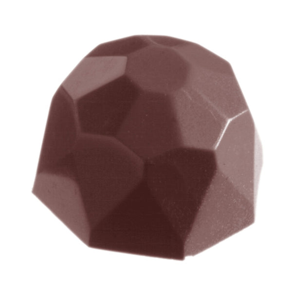 Skinnende diamantpraline med facetteret design