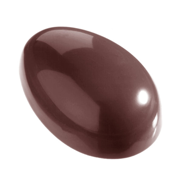 Skinnende chokoladeæg i polycarbonatform