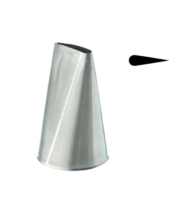 Poleret rustfrit stål tyll til blomsterblade, 3,6 x 16 mm