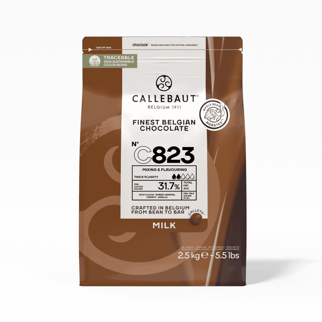 Callebaut C823 mælkechokolade 33,6% 2,5kg genlukkelig pose