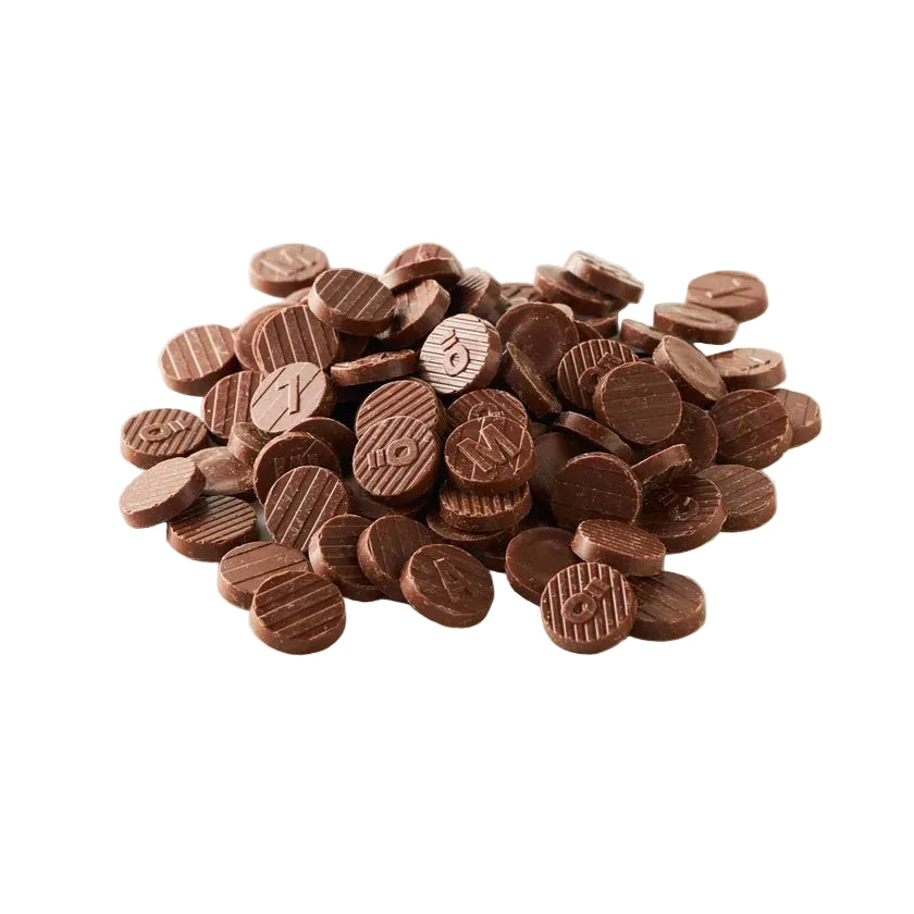 Malmö Chokladfabrik Deep Milk 46% chokoladeknapper med kakaonoter