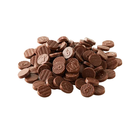 Malmö Chokladfabrik Deep Milk 46% chokoladeknapper med kakaonoter
