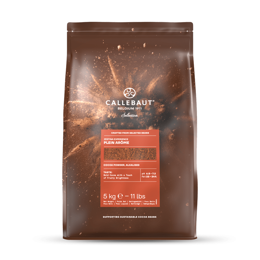 Callebaut Zestina Plein Arôme 100% kakao pulver i 5kg pose