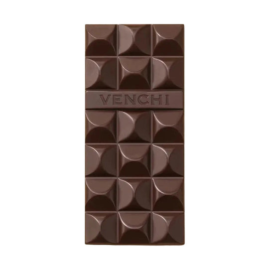 Venchi 75% mørk chokoladebar med geometriskt mønster