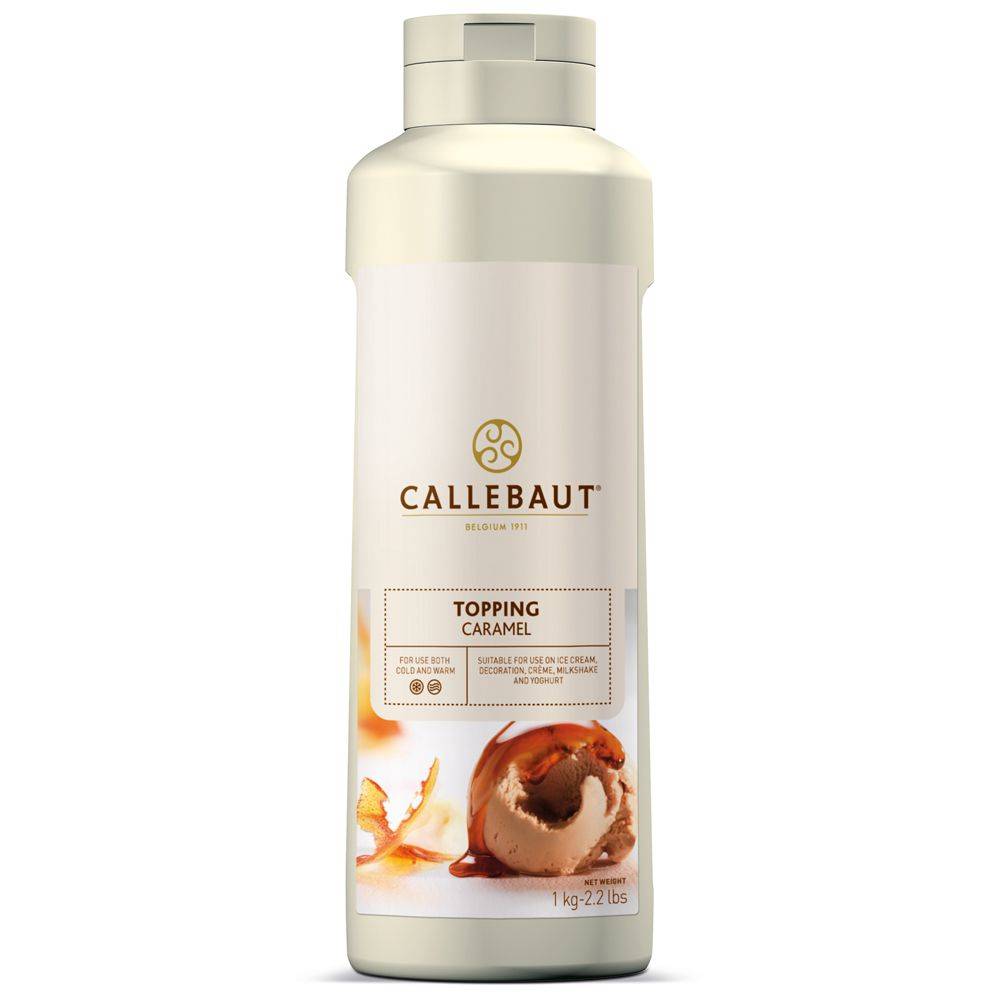 Callebaut Topping Karamel squeeze bottle, 1kg