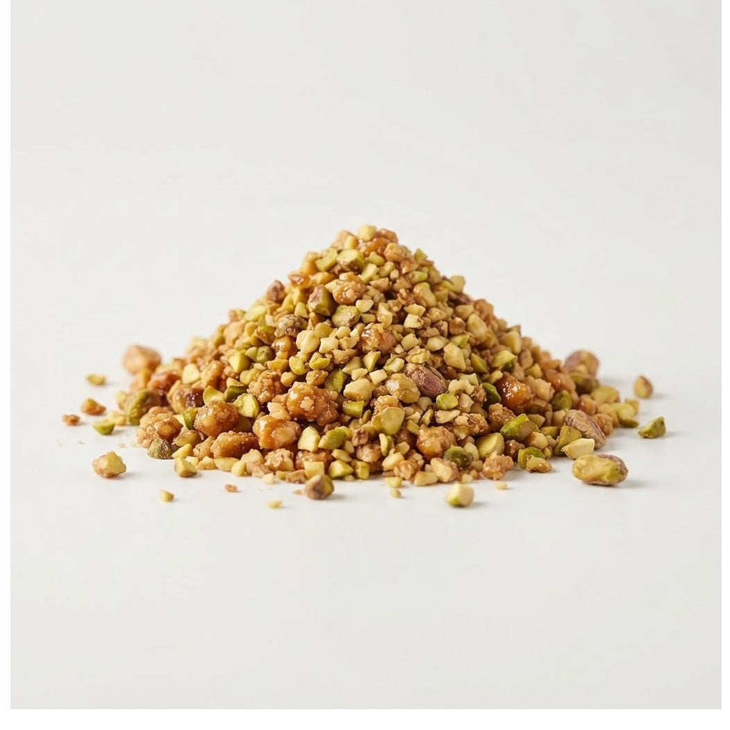 Callebaut Pistachio Bresilienne fint hakkede karamelliserede pistagenødder