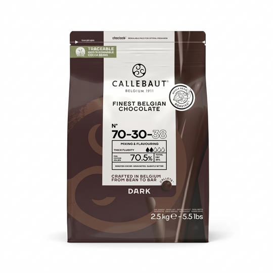 Callebaut 70-30-38 Mörk Choklad 70,5% 2,5kg