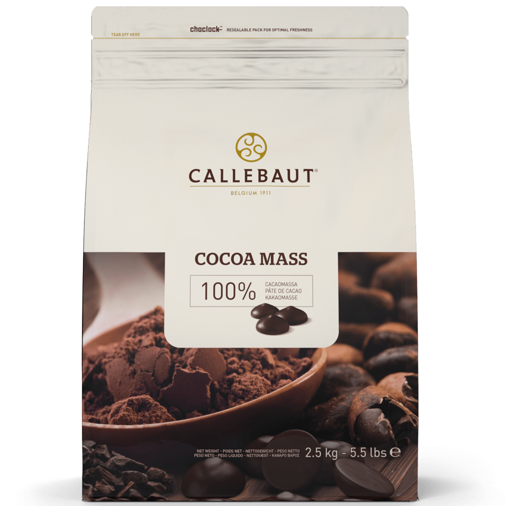 Callebaut 100% kakaomasse Easymelt 2,5 kg genlukkelig pose