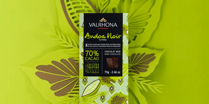 Valrhona Andoa Noir 70% ØKO 70g