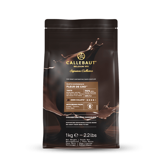 Callebaut Rustic Fleur de Cao Mörk 70% 1kg