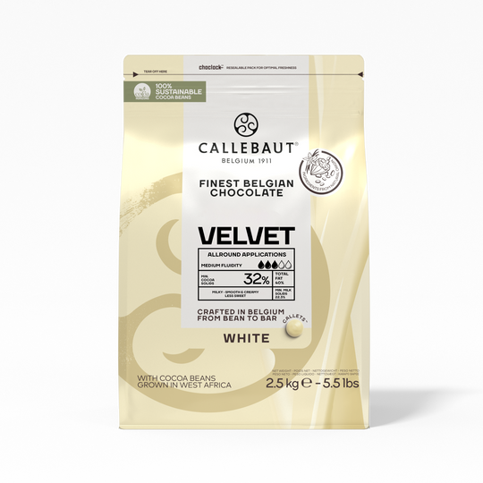 Callebaut Velvet Hvid Chokolade 32% 2,5kg