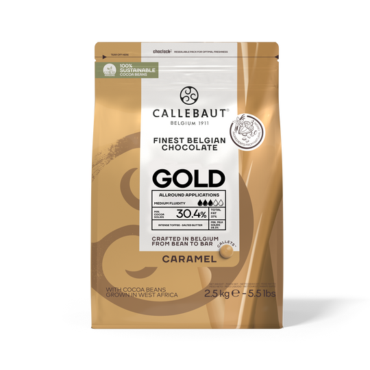 Callebaut Gold Karameliseret Hvid Chokolade 30,4% 2,5kg