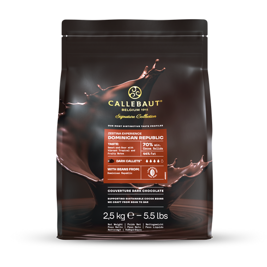 Callebaut Zestina Dominikanske Republik 70% 2,5kg
