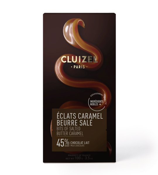 Cluizel Éclats Caramel Beurre Salé 45% 100g
