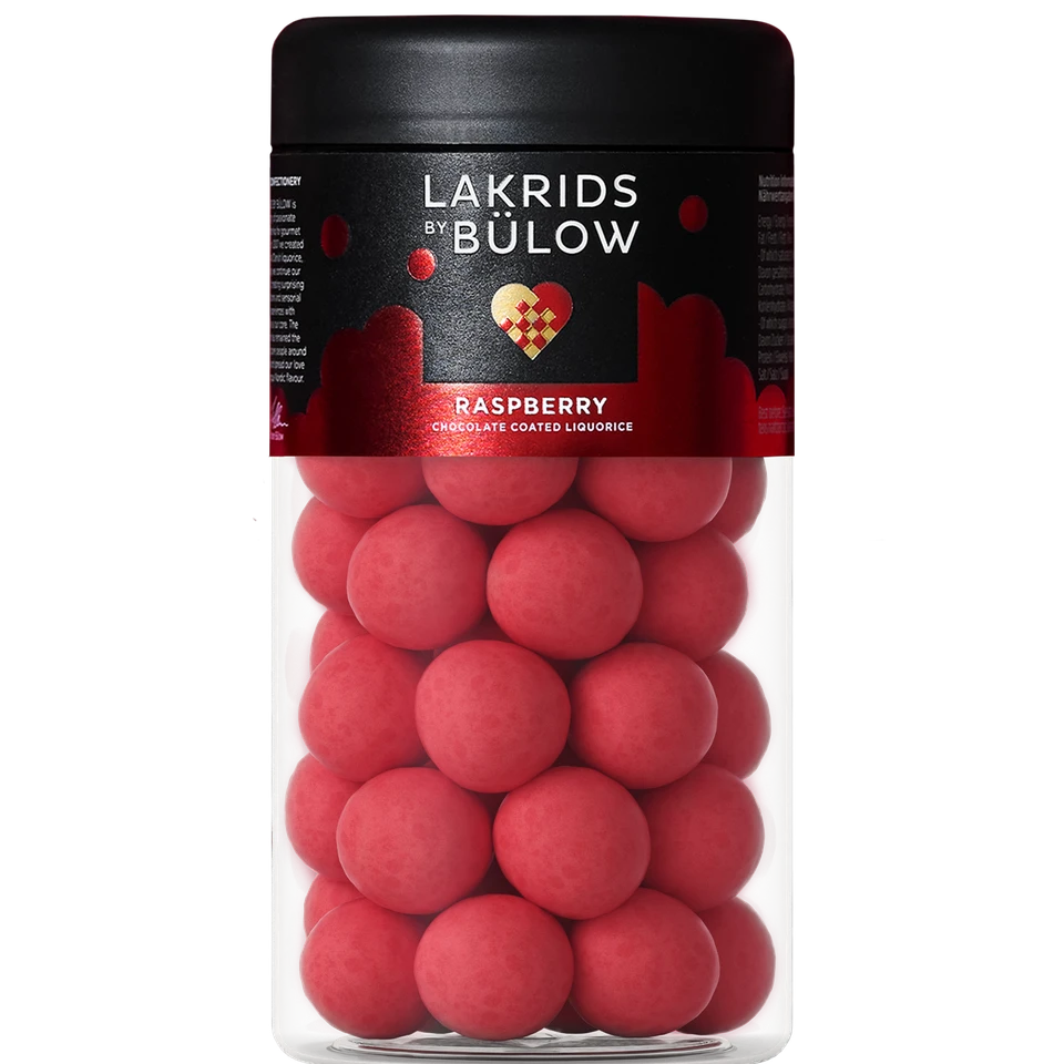 Lakrids by Bülow Lakrids med hindbærchokolade i krukke