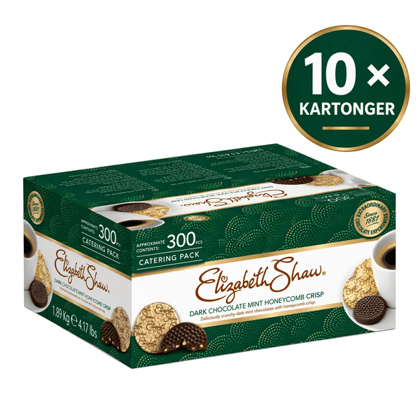 Elizabeth Shaw Mint Crisp Mørk Chokolade 300 stk cateringboks