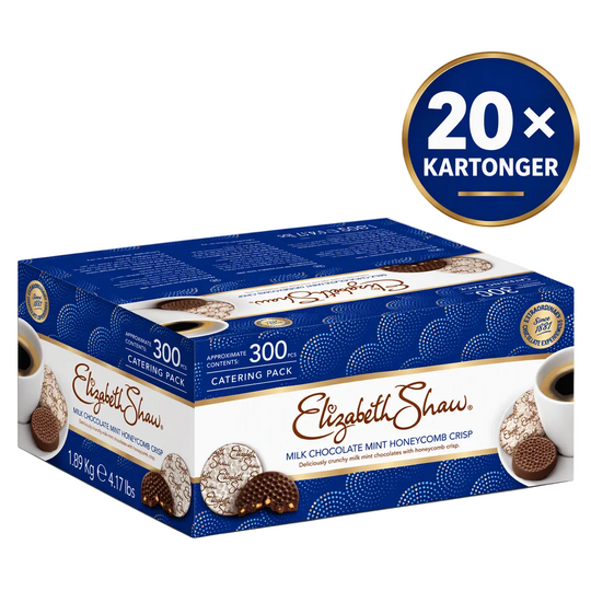 Elizabeth Shaw Mint Crisp Mælkechokolade Cateringboks, 300 stk.