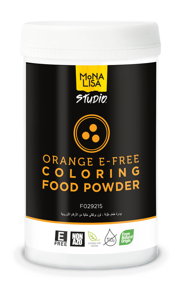 Mona Lisa orange E-fri chokolade farve i emballage
