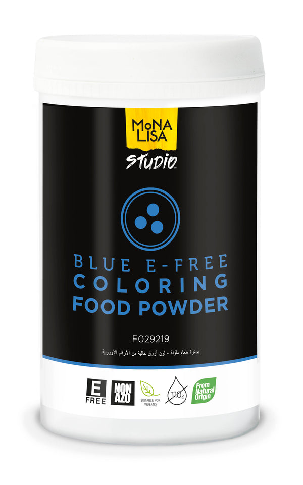 Mona Lisa blå chokolade farvepulver E-fri 100g til praline og kakao