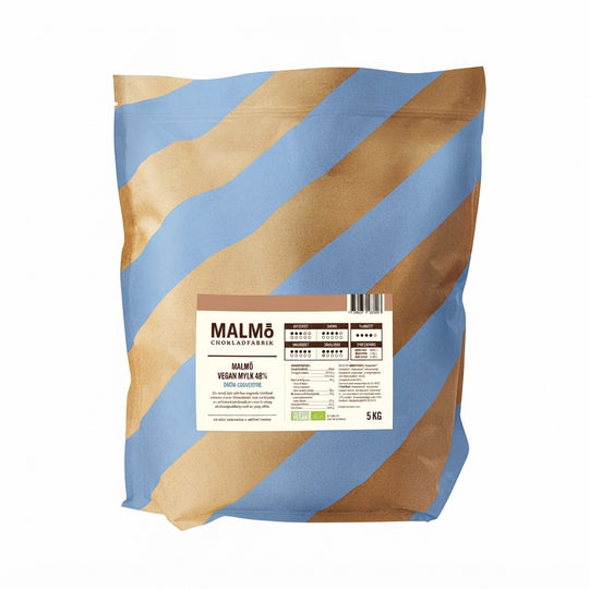 Malmö Chokladfabrik Vegansk Lys Chokolade 48% ØKO 5kg