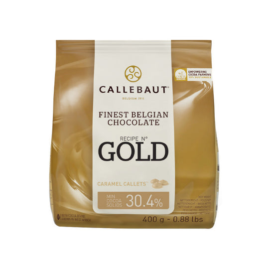 Callebaut Gold Karamelliserad Vit Choklad 30,4% 400g