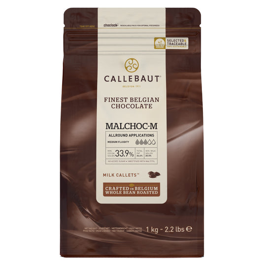 Callebaut Malchoc Mælkechokolade 34,1% 1kg