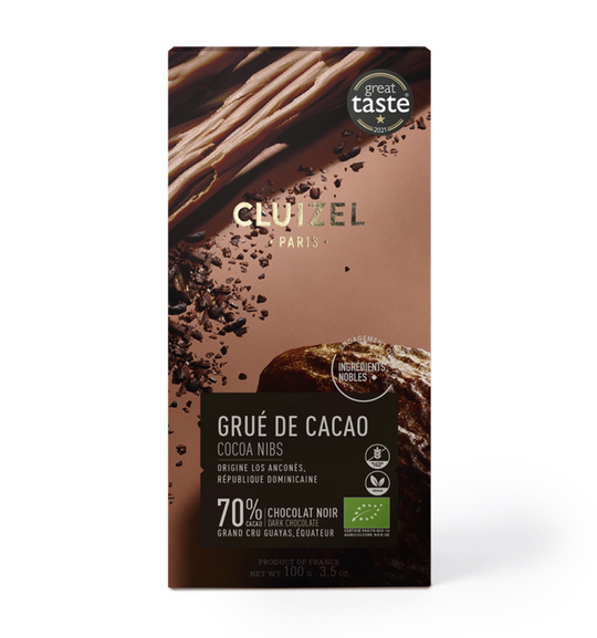 Cluizel Noir Au Grué De Cacao 72% 100g