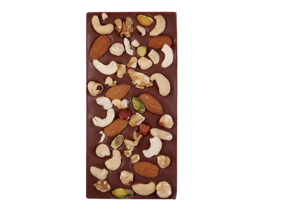 Pralinhuset Sockerfri Mörk Choklad Nötter 70% 100g