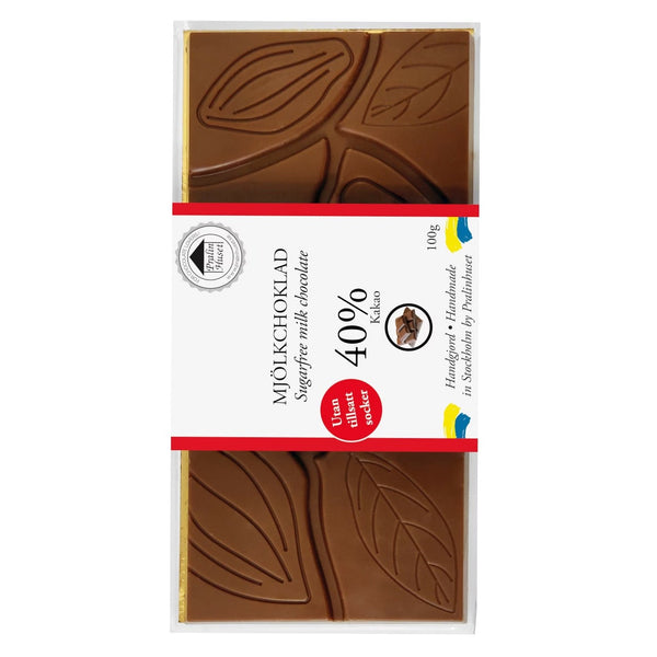 Sukkerfri mælkechokolade 100g