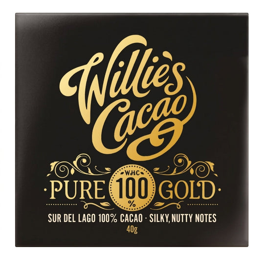 Willie’s Cacao Pure Gold, 100% 40g