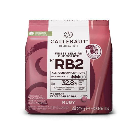 Callebaut RB2 Ruby Choklad 52,5% 400g