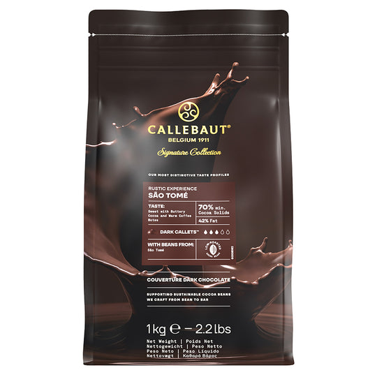Callebaut Rustic Sao Tomé Mörk 70% 1kg