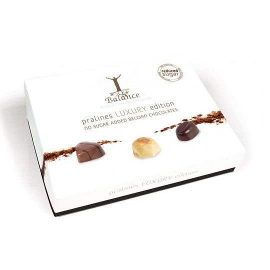 Balance sukkerfri pralinask med belgisk chokolade, 145 g