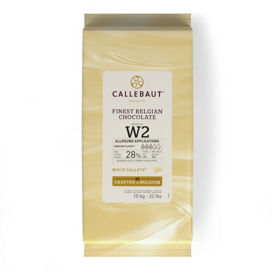 Callebaut W2 Vit Choklad 28% 10kg