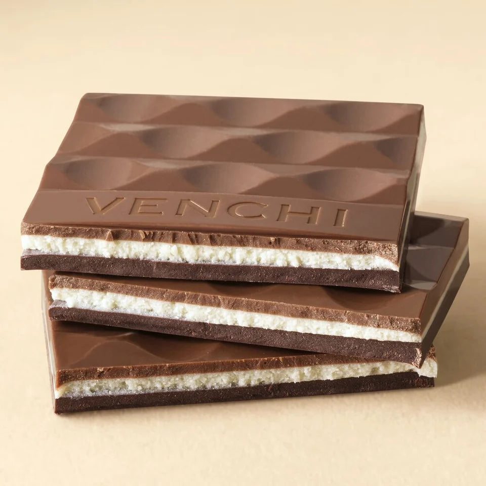 Tiramisu-chokoladekagebiter med tre lag og mascarponecreme