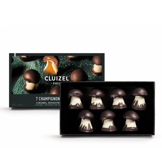 Cluizel Karamelchokoladesvampe i æske 125g