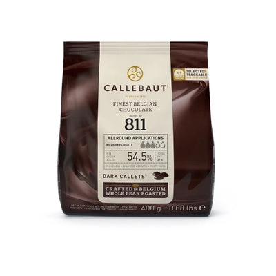 Callebaut 811 Mørk Chokolade 54,5% 400g