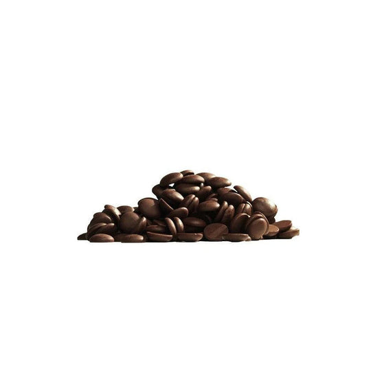 Chokladshopen Callebaut Cappuccino chokladpellets med smak av kaffe och mjölkchoklad för bakning och praliner.