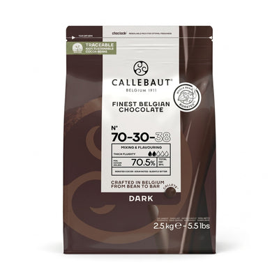 Callebaut 70-30-38 Mørk Chokolade 70,5% 2,5 kg