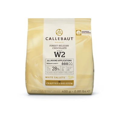 Callebaut W2 Hvid Chokolade 28% 400g