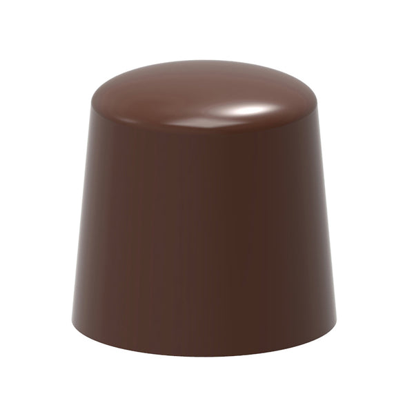 Skinnende rund chokoladepraline fra Chocolate World form