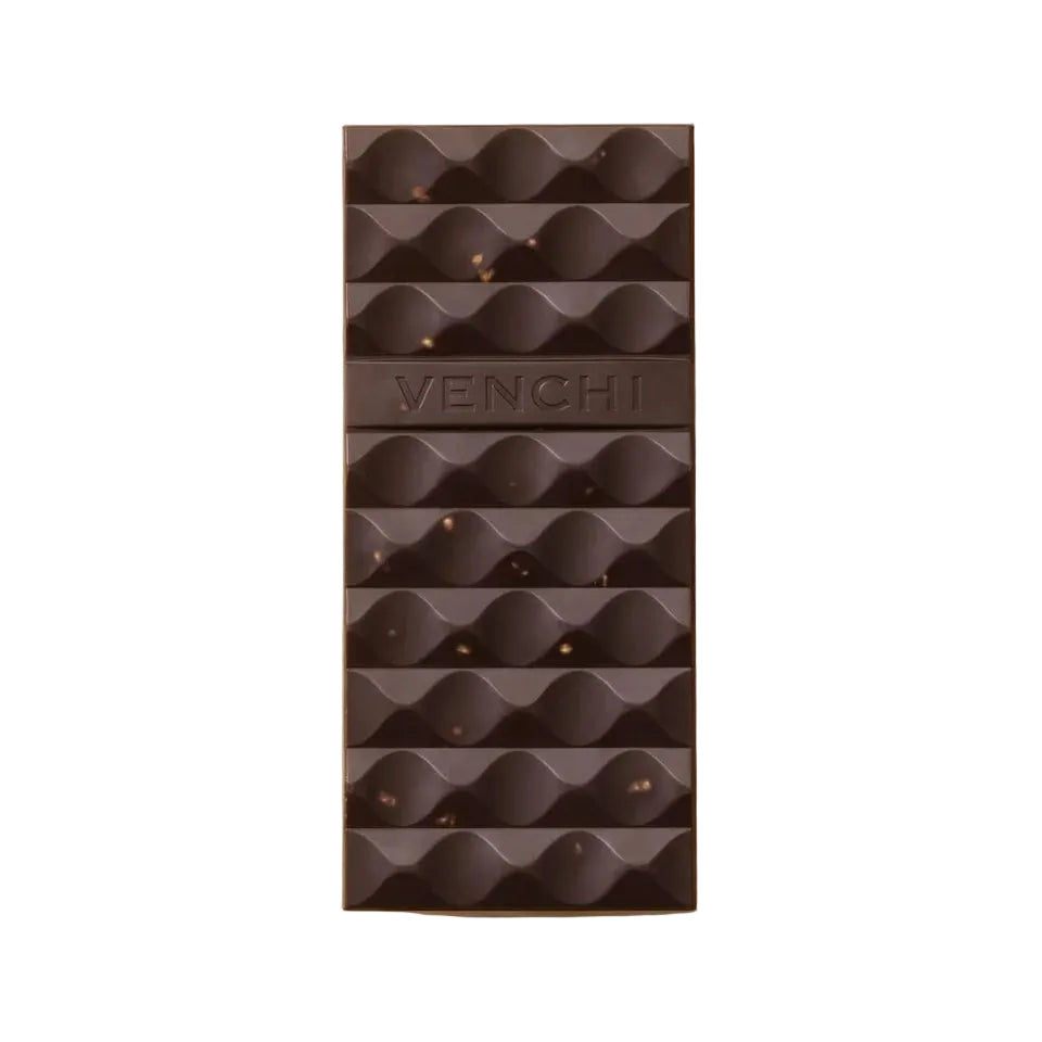 Venchi Mørk chokolade uden tilsat sukker, med hele hasselnødder 100g