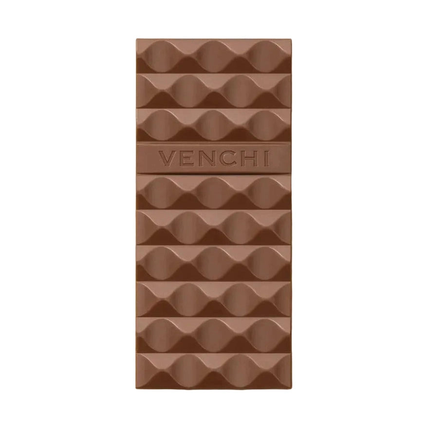 Venchi Cremino chokoladebar med bølget mønster og VENCHI-prægling