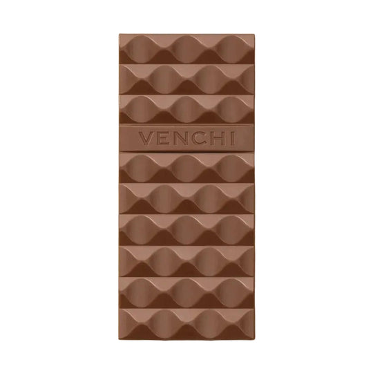 Venchi Cremino chokoladebar med bølget mønster og VENCHI-prægling