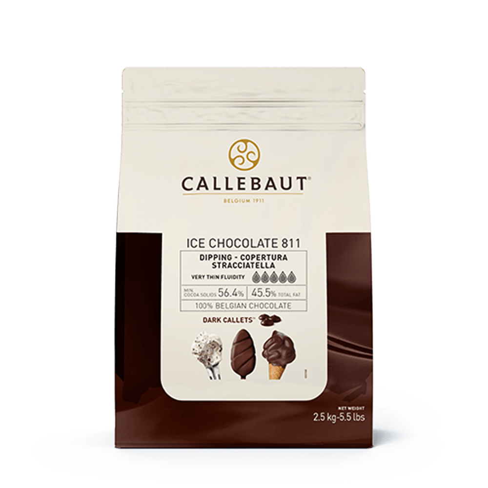Callebaut Ice Chocolate Mørk Glasschokolade 57,9% 2,5kg dyppose