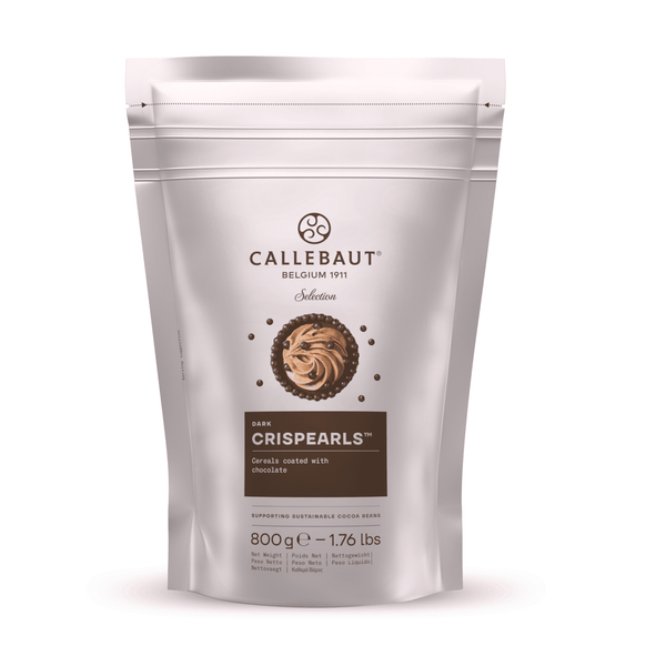 Callebaut mørk chokolade Crispearls 800g pose