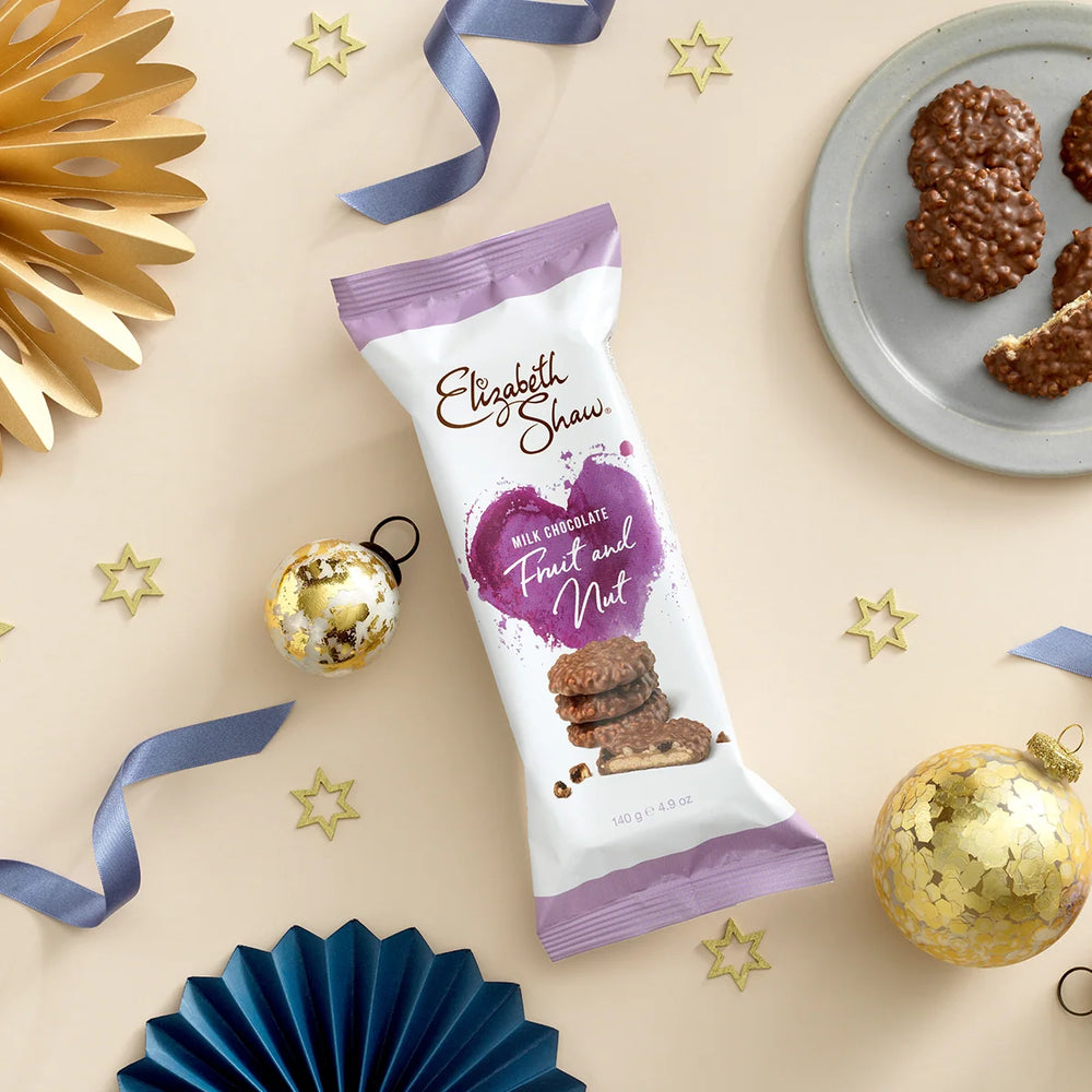 Elizabeth Shaw Milk Chocolate Fruit & Nut Biscuits 140g