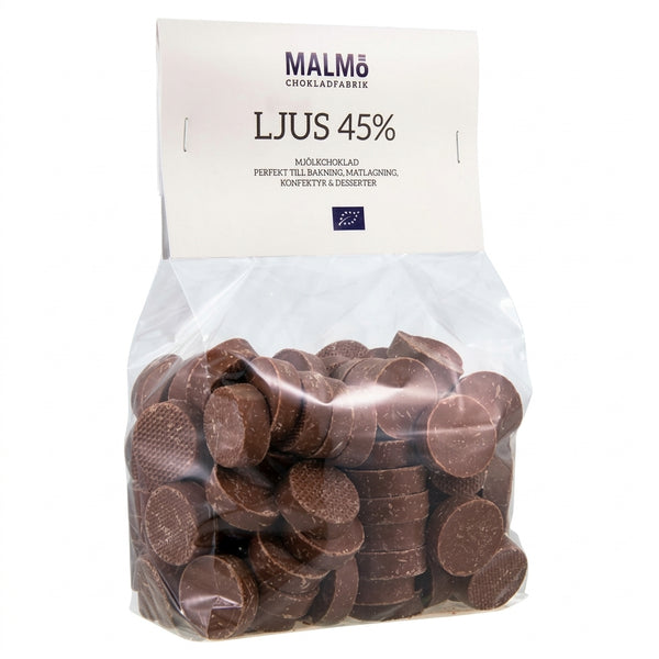 Förpackning med Fairtrade-certifierad ekologisk bakchoklad