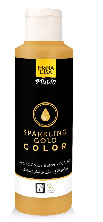 Mona Lisa färgat kakaosmör guld 245g