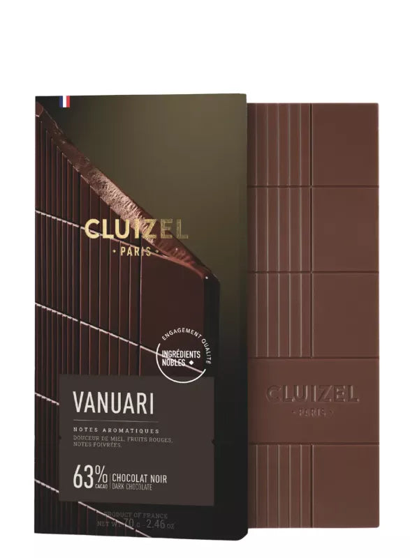 Cluizel Vanuari Mörk 63% 70g